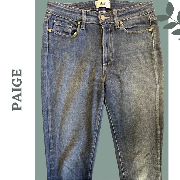 Paige HOXTON ULTRA SKINNY JEAN Blue Denim Size 27 - Picture 3 of 6